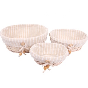 Plateau à <span class=keywords><strong>pain</strong></span> et à fruits <span class=keywords><strong>en</strong></span> <span class=keywords><strong>osier</strong></span> naturel fait à la main panier de rangement pliable léger polyvalent pour l'utilisation de cadeaux alimentaires ménagers - Product Image 4