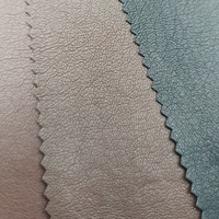 Tissu en cuir PU fin et doux 210GSM 0,4 mm d'épaisseur, résistant à l'abrasion et anti-moisissure pour manteaux et vestes