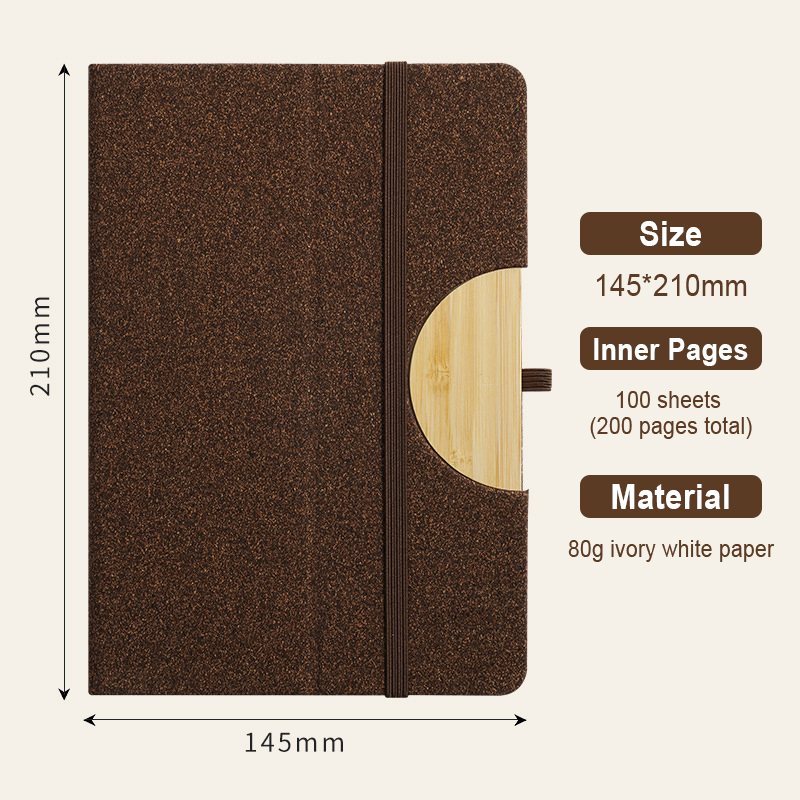 Coffee grounds notebook