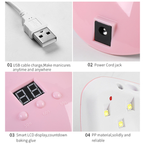 Allsome — <span class=keywords><strong>lampe</strong></span> sèche-ongles <span class=keywords><strong>36w</strong></span> <span class=keywords><strong>pro</strong></span> sans fil, rechargeable, double lumière, led uv, pour salon de manucure, nouvel arrivage 2022 - Product Image 4