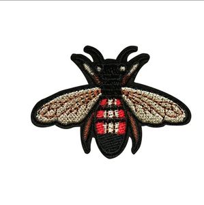 Badge brodé personnalisé pour T-shirt, appliques de vêtements, logo sur mesure, patch brodé abeille à coudre pour chapeau et sac - Product Image 4