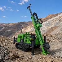 Foreuse de carottage portable à moteur diesel, 1000 m de profondeur, avec système entièrement hydraulique pour un forage rapide de minerai