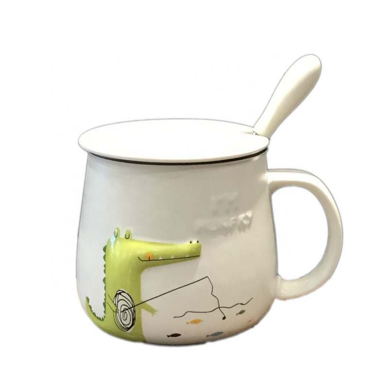 con manico a forma di dinosauro Tazza a forma di unicorno per bambini colore rosso con manico a forma di dinosauro Tazza a forma di unicorno per bambini colore rosso