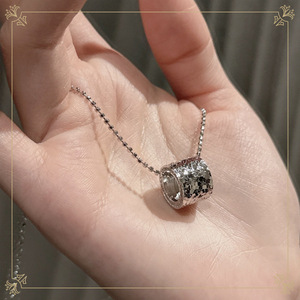 สร้อยจี้รูปกระดูกไหปลาร้าย้อนยุคแฟชั่นสไตล์เกาหลีทำจากเงินแท้ S925ย้อนยุค - Product Image 2