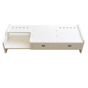 ชั้นวางคอมพิวเตอร์แบบยกสูง 2 ชั้น สำหรับจัดระเบียบโต๊ะทำงาน - Product Image 5