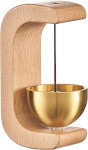 Yukmin Commerçants Cloche Ouverture Carillon En Bois Magnétique pour Chambre Porche <span class=keywords><strong>Restaurant</strong></span> Maison Jardin Cadeau - Product Image 2