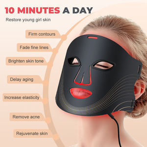 Masques de luminothérapie personnalisés rouges et infrarouges, masques faciaux LED 7 couleurs pour le soin de la peau - Product Image 5