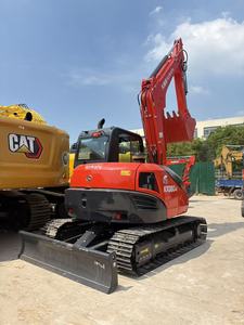 Excavatrice sur chenilles Kubota KX080-4 d'occasion, d'origine japonaise, en bon état, 8 tonnes, testée et certifiée, 0-2000 heures, à vendre - Product Image 4