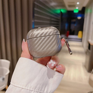Étui de rangement pour écouteurs en Fiber de carbone de conception de luxe pour <span class=keywords><strong>Airpods</strong></span> 1 <span class=keywords><strong>2</strong></span> 3 <span class=keywords><strong>Pro</strong></span> casque intra-auriculaire - Product Image 4