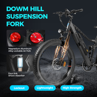 Vélo cargo électrique personnalisé AM200 avec pneus de 26 pouces, chargeur 2A, vélo de route électrique, vélo de montagne électrique à 9 vitesses