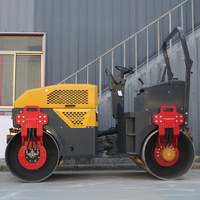 Compacteur routier à double tambour pour asphalte, rouleau compresseur routier à double tambour, rouleau compresseur routier autoporté à bon prix