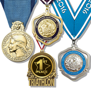 Haltérophilie personnalisée Haltérophilie Métal Basketball 1ère Place Médaille Personnelle Ligue Sport Basketball Trophée Et Médailles - Product Image 2