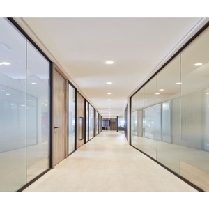 Vách Ngăn Tường Kính Văn Phòng Không Khung Tráng Men Đơn Nhìn Toàn Cảnh Vách Ngăn Kính Đơn Giản Hiện Đại - Product Image 4