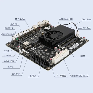 N2 Mini Pc Nas placa base In-tel Pentium N6005 procesador integrado de doble canal So-Dimm <span class=keywords><strong>Ddr4</strong></span> placa base ITX de bajo consumo - Product Image 4