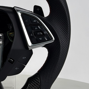 Volant en cuir pour <span class=keywords><strong>Chevrolet</strong></span> <span class=keywords><strong>Camaro</strong></span> SS <span class=keywords><strong>Corvette</strong></span> C7 2014 2016 2017 2018 2019 2020 Volants en fibre de carbone - Product Image 4