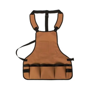 Free sample <b>Tool</b> Apron with Pockets Adjustable Heavy Duty Waxed casual Shop Apron Work Apron Fits Men and Women - Product Image 6