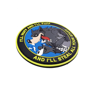 OEM-производитель, логотип на заказ, Кожаный велосипед, футбольные ПВХ патчи с крючком и петлей - Product Image 2