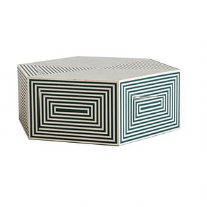 Modern Design Camel Bone Inlay Adjustable Height Eco-Friendly Coffee <b>Table</b> Stool Home Furniture - Product Image 3