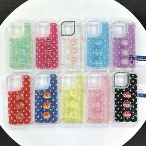 360อีพ็อกซี่แวววาวพร้อมอุปกรณ์เสริมน่ารักเคสโทรศัพท์สำหรับ OPPO A6 Pro 4G 5G realme C71 4G realme 15 realme Note <span class=keywords><strong>70</strong></span> 4G - Product Image 1