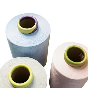 High Elasticity Textured Polyester Yarn Factory DTY Solution Dyed Semi Dull NIM SIM 300D 150D