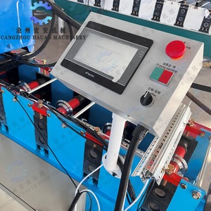 Máquina formadora de columnas de acero laminado en frío para estanterías de supermercado, totalmente automática, controlada por PLC y accionada por engranajes. - Product Image 3