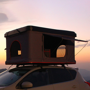 Tente de toit gonflable triangulaire rigide pour 5 personnes, avec poteaux en aluminium, pour camping extérieur, vente en gros, 01 Alumin - Product Image 6