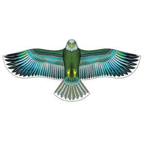 Cometa Plana I-0332, Cometa de Águila, Cometas de Pájaro Volador para Niños, Juguete de Tela para Exteriores, Jardín, Regalo para Niños - Product Image 1