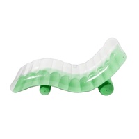 Waterhan Grand Fauteuil Gonflable Classique Transparent en PVC pour Piscine, Chaise Longue de Plage, Canapé Flottant pour Enfants et Adultes