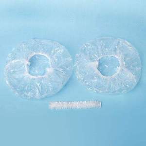 Gorro de Ducha Desechable Transparente de PE para Hotel, con Diferentes Formas de Empaque, Gorro de Ducha Impermeable para Mujer - Product Image 5