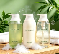 En stock – Flacon pompe en plastique blanc de 300 ml pour shampoing, gel douche et cosmétiques, avec bec verseur en forme de bec de canard