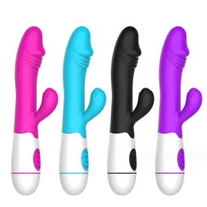 Silikon lezbiyen pil sokmak teleskopik emme rotasyon yapay penis seks oyuncak klitoris G nokta tavşan vibratör kadınlar için