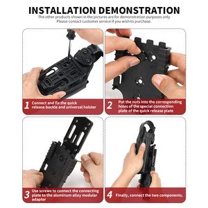 Sivi nhà máy nhanh chóng Hệ thống khóa phổ QLS 19 22 Kit cho CS chiến thuật Bao da Bộ chuyển đổi - Product Image 3