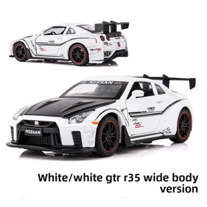 1 32 scala <span class=keywords><strong>Nissan</strong></span> <span class=keywords><strong>GTR</strong></span> R35 lega di <span class=keywords><strong>auto</strong></span> giocattolo di età 3 + anni ruote Decorative per veicoli che colano modellini <span class=keywords><strong>auto</strong></span> - Product Image 4