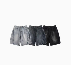 Pantaloni corti Vintage da donna alla moda in Denim stile stile stile donna Unisex - Product Image 2