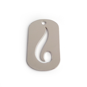 Plaque d'étiquette de Logo de marque en métal pour colliers de chien personnalisés bon marché - Product Image 2