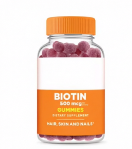 Gomitas de Biotina para la Belleza Femenina, Cuidado Saludable del Cabello, Uñas y Piel, Gomitas de Biotina Veganas Masticables, Logotipo Personalizado - Product Image 2