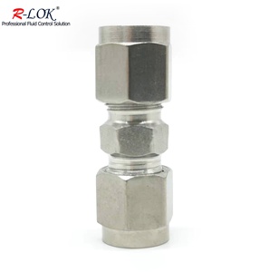 1/2 loại 3/4 "Công Đoàn phụ kiện thủy lực thẳng Công Đoàn lắp ống thép không gỉ nén Ống phù hợp Công Đoàn - Product Image 2