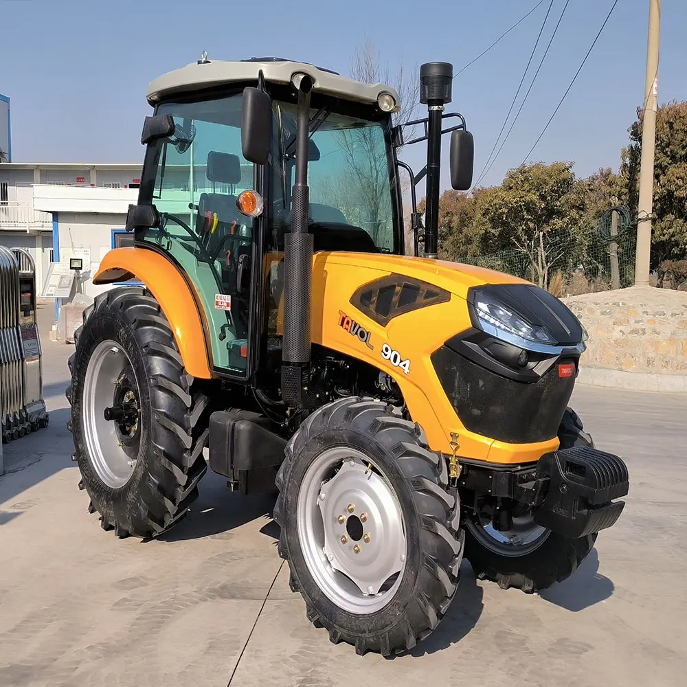 Ce Certificaat Tractor Prijs 2023 Nieuwe Ontwerp Landbouwwiel Tractor 4X4 Landbouw 90pk Tractoren Voor Landbouw