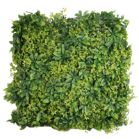 Mur végétal artificiel, panneaux muraux en gazon artificiel, panneaux muraux en feuilles de plantes succulentes, panneaux en plastique pour fond de scène, panneaux en buis pour la décoration de la maison