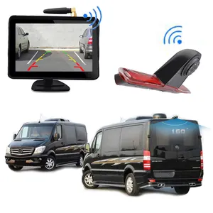 Draadloze Remlicht Camera Met 5Inch Display Monitor Voor Mercedes Benz Sprinter/Vw Crafter