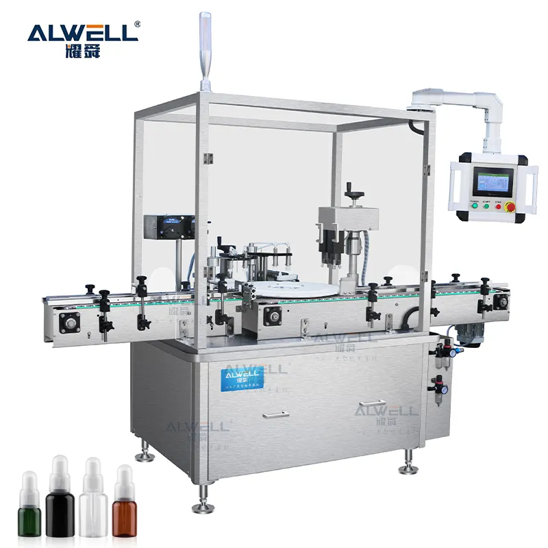 CE approved pharmaceutical aseptic eyedrop filling capping line Automatic vial eye drops small bottling Serum filling machine