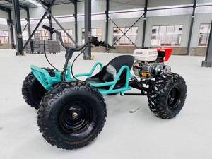 ATICOL LP-02 <span class=keywords><strong>Kart</strong></span> Todoterreno Profesional 4x4 con <span class=keywords><strong>Pedales</strong></span>, 80KM/H, Construcción Duradera para Adultos, Equipado con Ruedas de 10 Pulgadas - Product Image 4