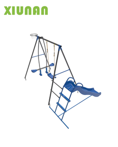 XNS014 Diseño moderno Juego de columpios para niños al aire libre Patio Columpios para bebés Soporte <span class=keywords><strong>Columpio</strong></span> de metal de plástico para niños <span class=keywords><strong>Parque</strong></span> infantil o <span class=keywords><strong>parque</strong></span> - Product Image 3