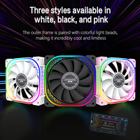 Ventilateur ARGB 5V de conception nouvelle LOVINGCOOL, ventilateur de refroidissement pour processeur, ventilateur de boîtier PC 120 mm, ventilateur RGB pour boîtier PC, ventilateur de refroidissement pour processeur, refroidisseur d'eau