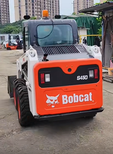 Chargeur compact Bobcat S450 d'occasion à bas prix, chargeur sur pneus d'occasion en bon état à vendre, en bon état - Product Image 5