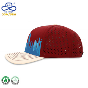 2025 nuova tendenza stampa con logo personalizzato a colori tappi da Baseball a 5 pannelli traspirante con Design regolabile a scatto per sport Golf - Product Image 4