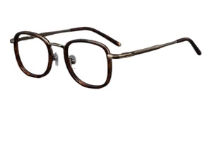 Lunettes carrées en titane de luxe de haute qualité Lunettes de prescription élégantes avec motif solide pour hommes et femmes - Product Image 2