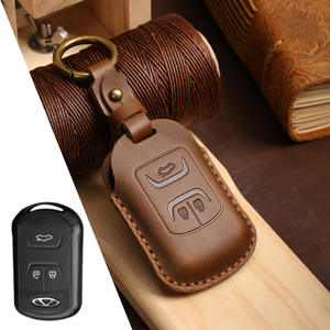 Funda Protectora de Cuero Estilo Retro para Llaves de Chery: Tiggo 7, Arrizo 5, Little Ant, Fengyun 2 - Product Image 6