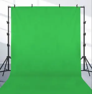 Sfondo bianco e nero per la fotografia in Studio fotografico bianco * 3m con schermo verde liscio 2.7*3m