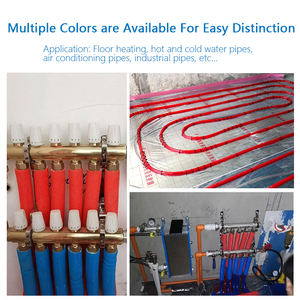 Tube d'isolation en caoutchouc plastique mousse de couleur personnalisée, isolation en caoutchouc nitrile pour système HVAC - Product Image 4